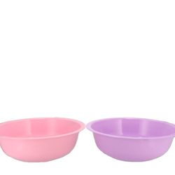 Zink Schale lila/rosa 28x9cm