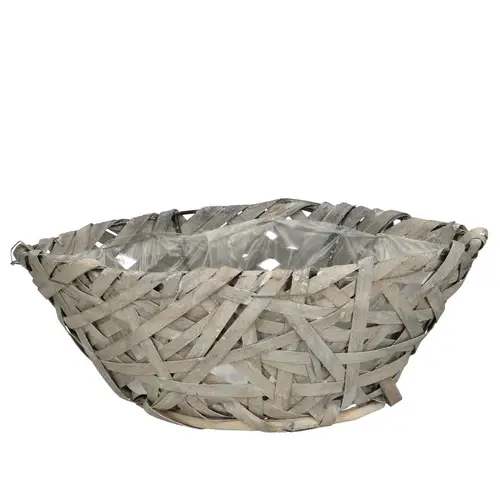 Korb Boot grau 30x14x11cm