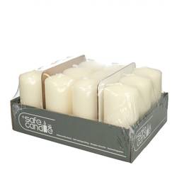 Stumpfkerze Safe creme D05cm H10cm 
