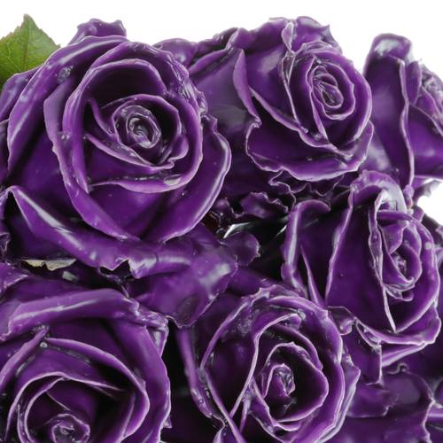 Rose Purper Wachs (W8) 70cm