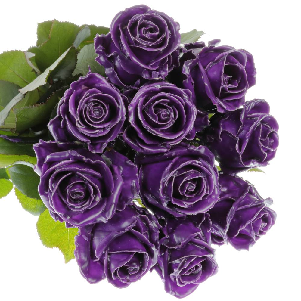 Rose Purper Wachs (W8) 70cm