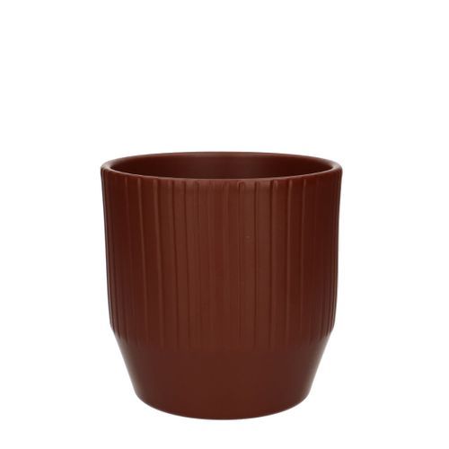 Keramik Topf Tirza schoko D14cm H13.5cm