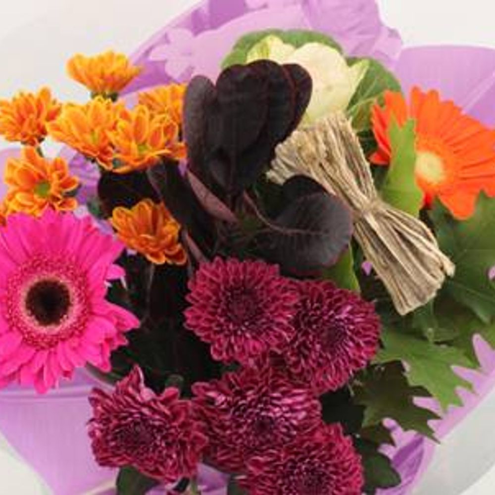 Strauss mix Herbst klein 50cm 8 Stiele