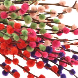 Kätzchen mix gefärbt 50cm