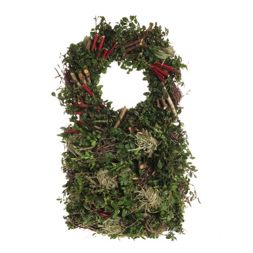 Kranz Cornus/Birke/Bux D25cm (N740)