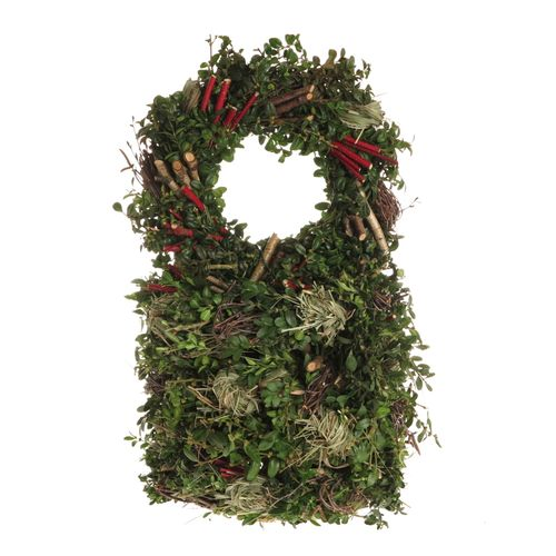 Kranz Cornus/Birke/Bux D25cm (N740)