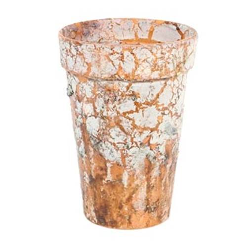 Outdoor Übertopf Harz terrakotta D13cm H18cm