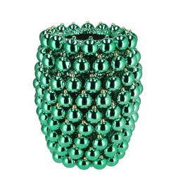 Weihnachtskugel Vase grün 27x27x33cm