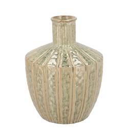 Keramik Vase Sifan grün 19x19x25cm