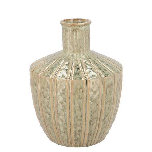 Keramik Vase Sifan grün 19x19x25cm