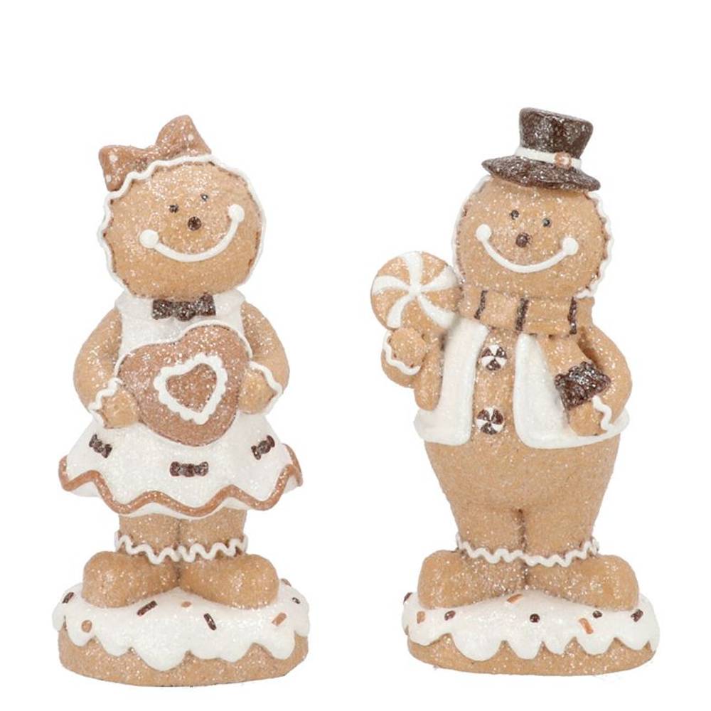 Deko Lebkuchen 2/Set 09x07x17cm