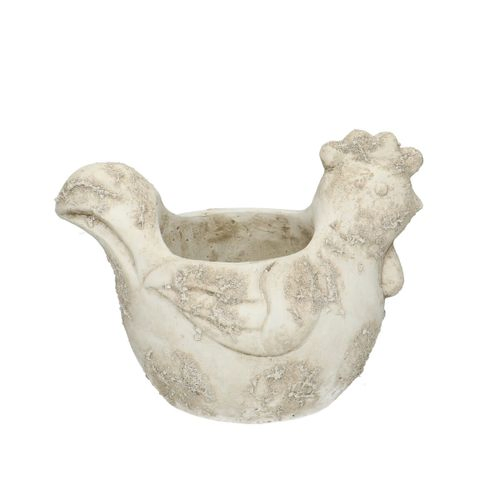 Keramik Huhn Stein 20x14x17cm