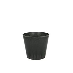 Melamine Übertopf grau D13cm H16.5cm