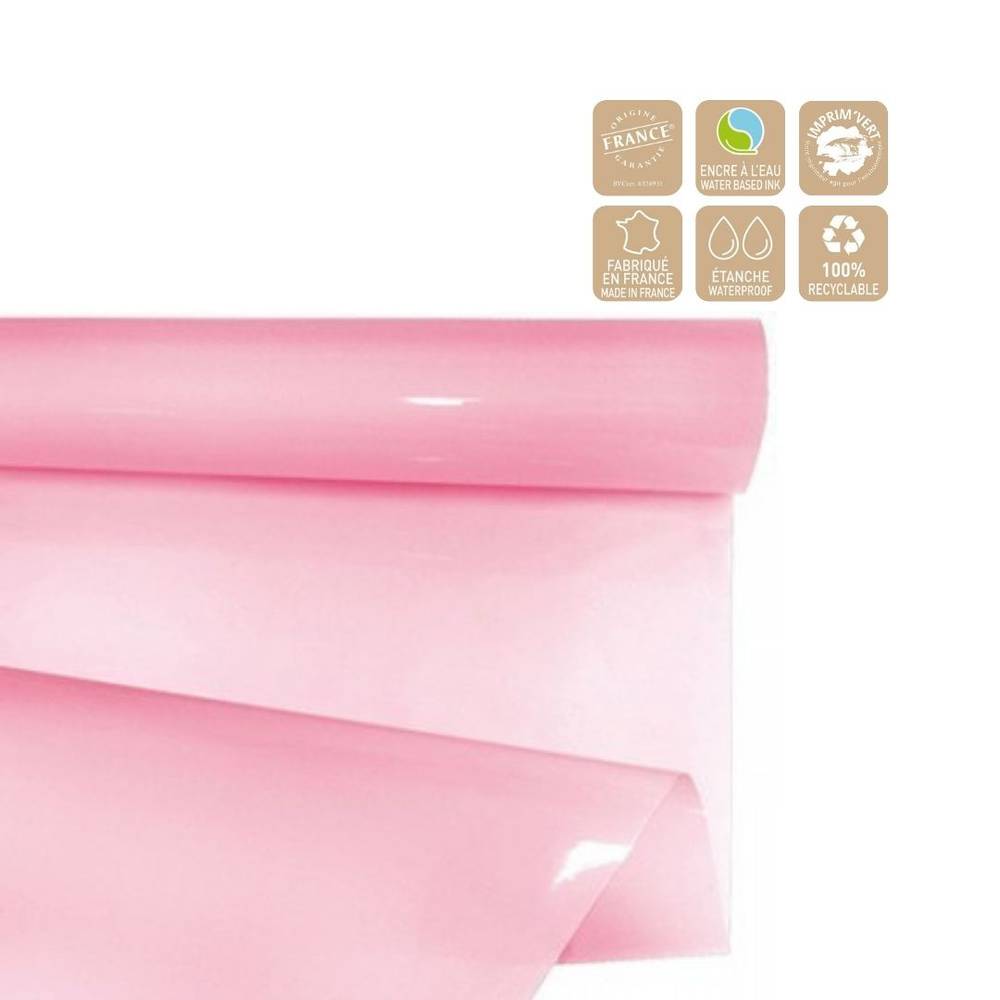 Folie Rolle 70cm Clayrbril rosa 50m
