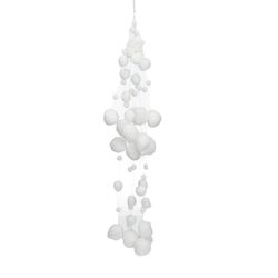 Girlande Schneeball weiss L135cm