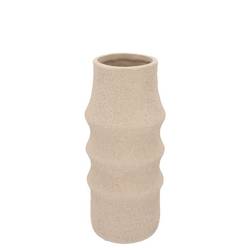 Keramik Vase Cascais Sand 15x15x30cm