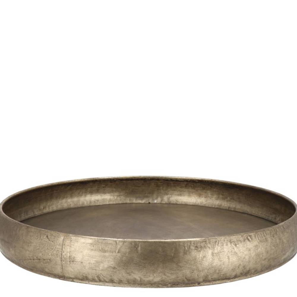 Metall Teller Kaya Edge gold 37x06cm