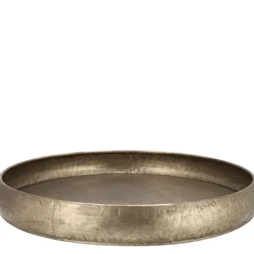 Metall Teller Kaya Edge gold 37x06cm