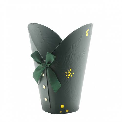 Potcover Gloria grün D15.5cm H21cm