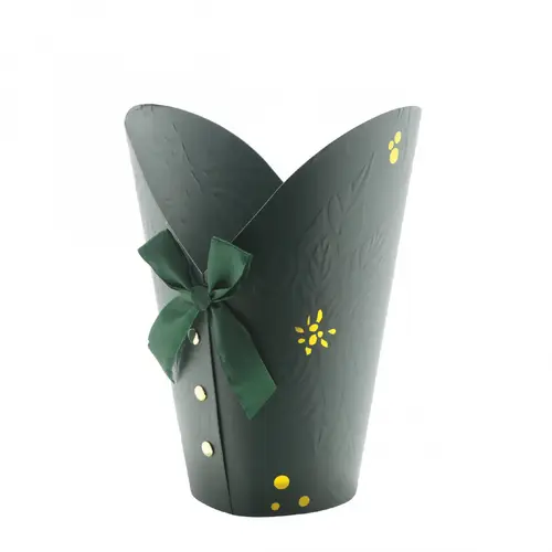 Potcover Gloria grün D15.5cm H21cm