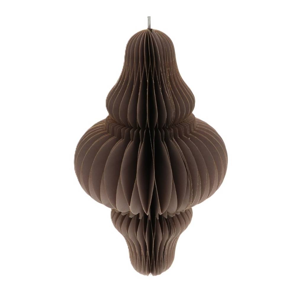 Faltbarer Hänger dunkel lila H33cm D20cm