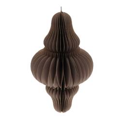 Faltbarer Hänger dunkel lila H33cm D20cm