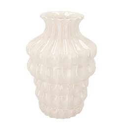 Keramik Vase Dunja weiss 19x19x28cm