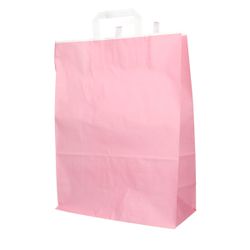 Tasche Papier hellrosa 32/15x43cm