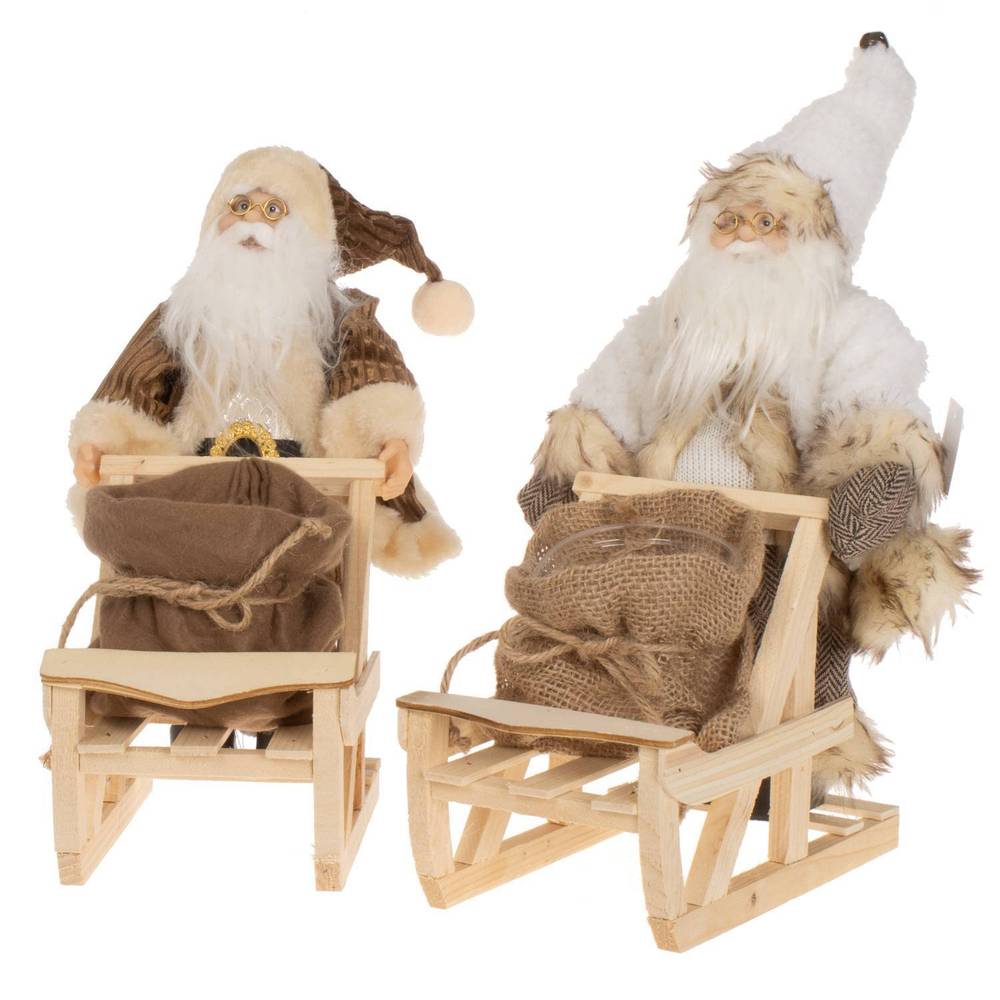 Übertopf Weihnachtsmann mix 40x18x30cm