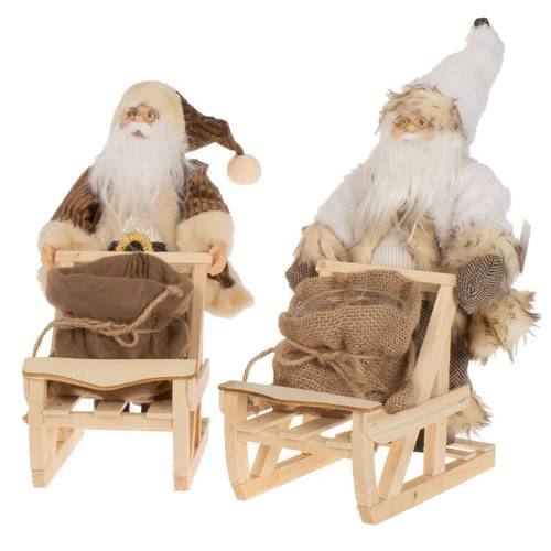 Übertopf Weihnachtsmann mix 40x18x30cm