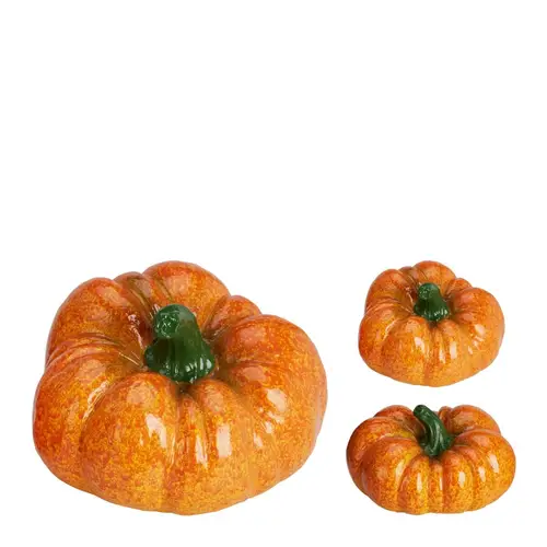 Deko Kürbis mix orange 12.5x09cm 