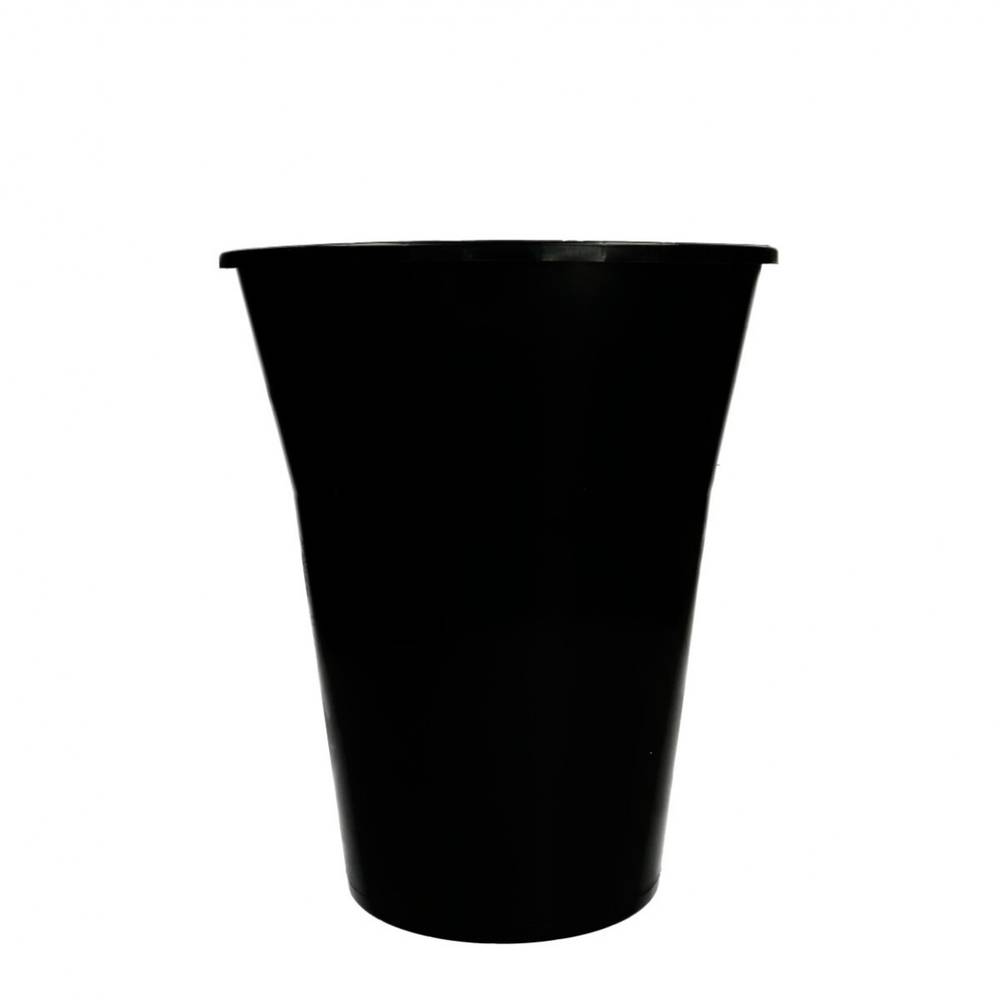 Kunststoff Vase schwarz D21cm H27cm 5L