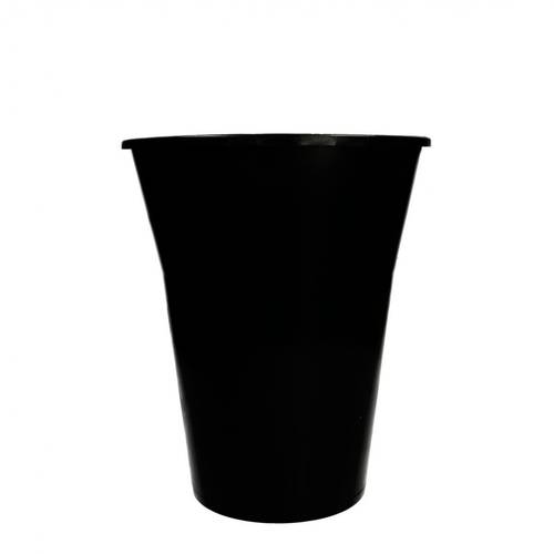 Kunststoff Vase schwarz D21cm H27cm 5L