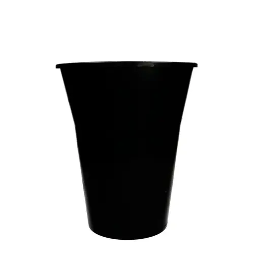 Kunststoff Vase schwarz D21cm H27cm 5L