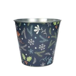 Zink Jay blau D16cm H15cm