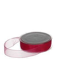 Band Organza fuchsia 25mm 50m