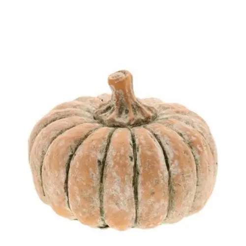 Deko Kürbis terrakotta D16.5cm H10cm