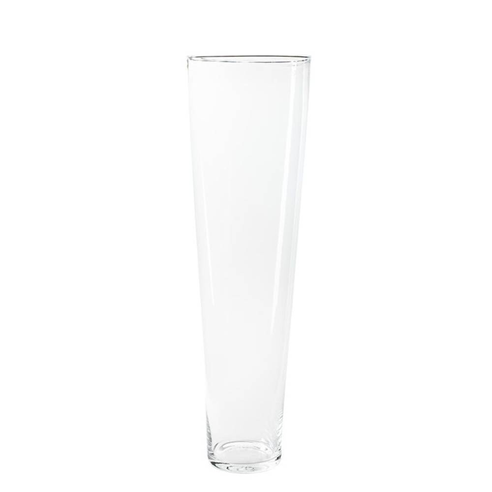 Glas Vase Konisch D23cm H80cm