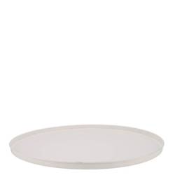 Teller Metall weiss Nordic D37cm H02cm