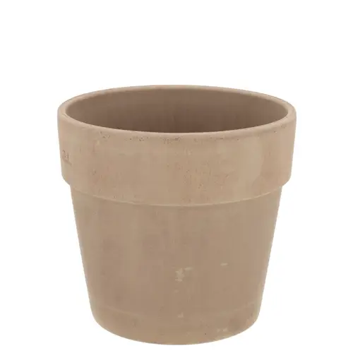 Keramik Übertopf terra choco D12cm H10cm