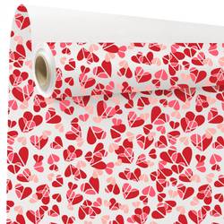 Papier Rolle 80cm Memories weiss 40m