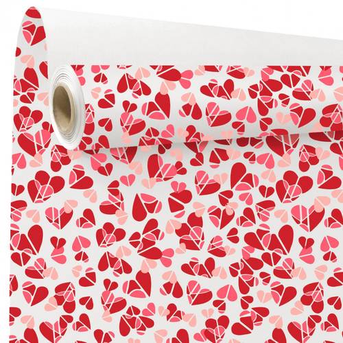 Papier Rolle 80cm Memories weiss 40m