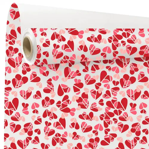 Papier Rolle 80cm Memories weiss 40m
