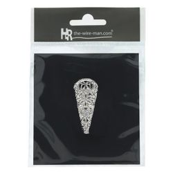 Revers Magnete Swirl silber 14cm