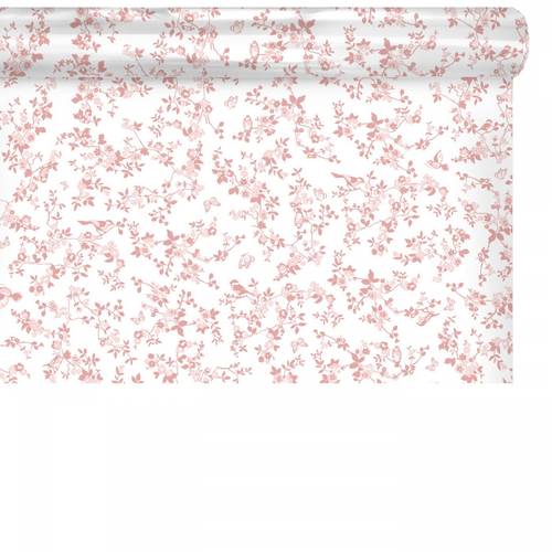 Folie Rolle 80cm Vogel rosa 100m