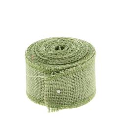 Band Jute 50mm 5m grün