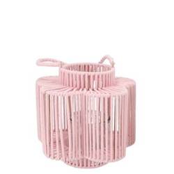 Laterne Cruz Blume rosa 15x28x27cm