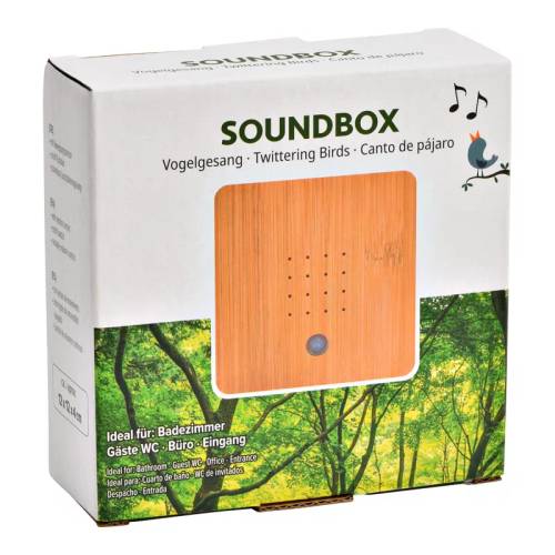 Soundbox Vogelgesang 12x12x04cm (exkl.Batt)
