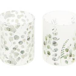 Glas Teelicht Aivy mix D08cm H10cm