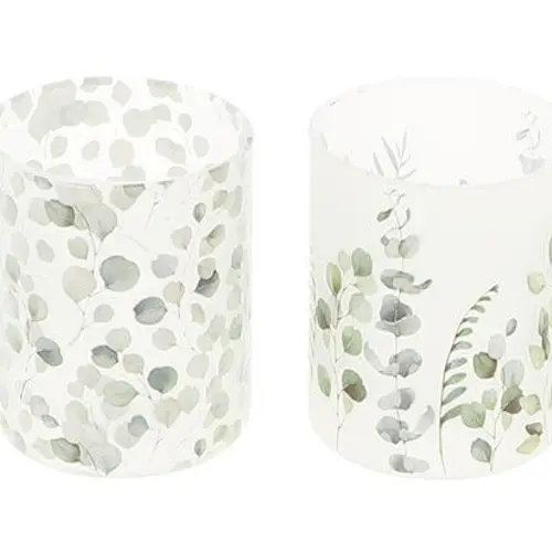 Glas Teelicht Aivy mix D08cm H10cm